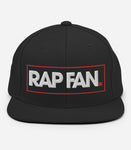 RAP FAN Snapback Hat - Black