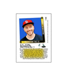 Trackstar the DJ signed collectible RAPPER CARD